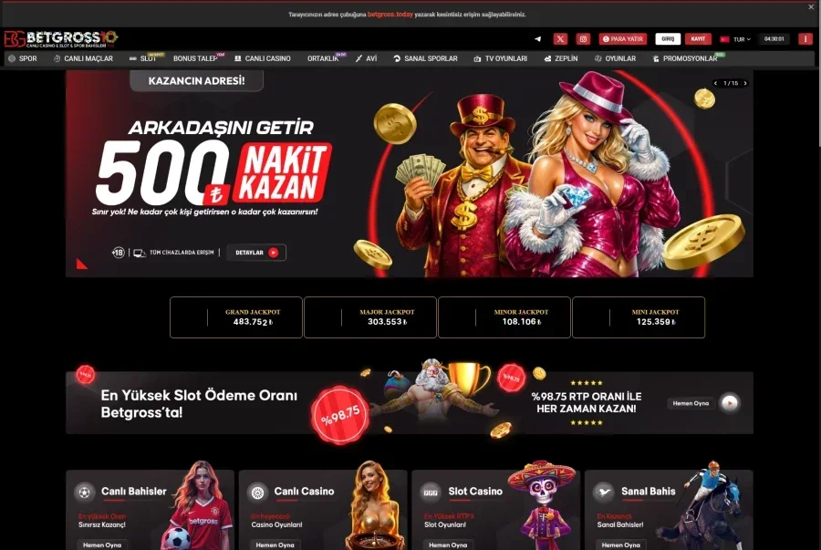 Betgross ekran görüntüsü